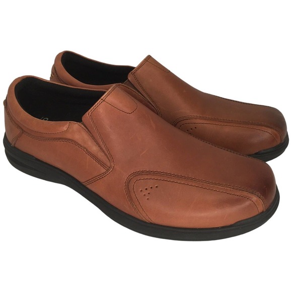 ABEO Leather Smart 3820 Loafer 3D Cushioned Orthotics Core Brown